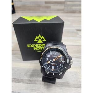Solar Mens Wristwatch TIMEX EXPEDITION NORTH TW2V40500 Canvas Black Band